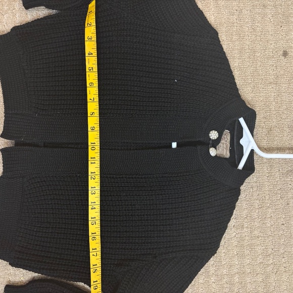 VINTAGE 1940s 1950s Koret Crop Knit Cardigan Sweater - Picture 3 of 6